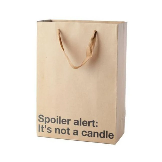 Snarky Gift Bags Not a Candle 3pk - Overview