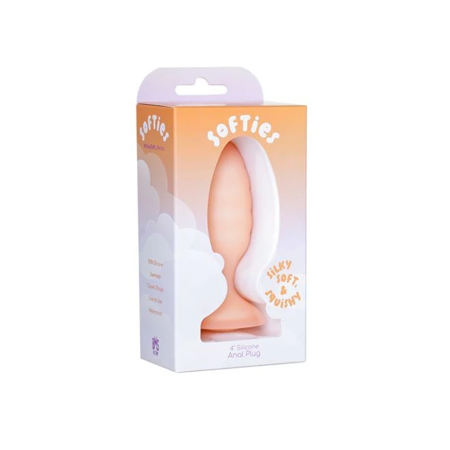 Softies Dual Layer Butt Plug 4 Butt Plug 4 - A Tapered Tip and a Flared Base