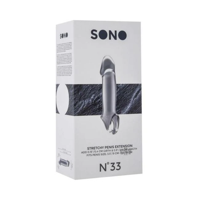 Sono No 33 Stretch Penis Extension Clear - Key Details