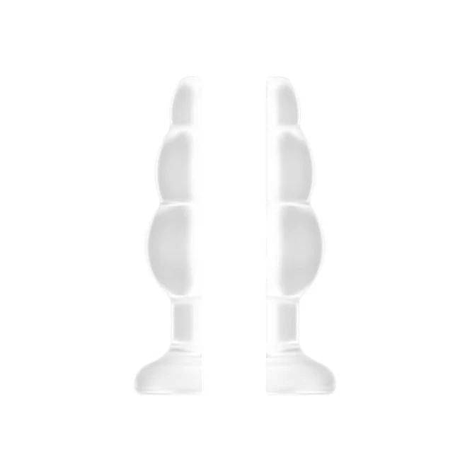 Sono No 50 Medium Hollow Tunnel Butt Plug 4 Inches Translucent - Shape & Comfort