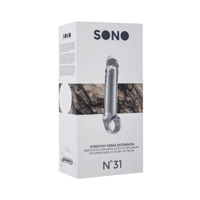 Sono No.31 - Stretchy Penis Extension - Translucent - Key Details