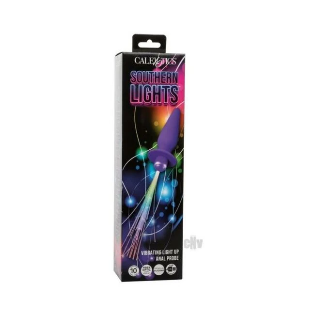 Southern Lights Rechargeable Vibrating Light Up Anal Probe - - Shape & Comfort