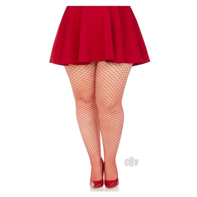 Spandex Indust Net Tights 1x-2x Blu - Fit & Sizing