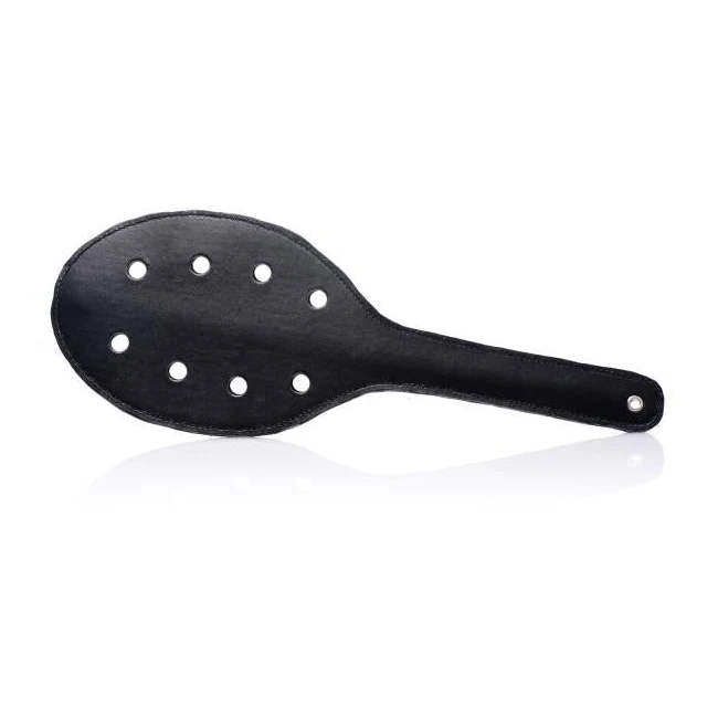Spanking Rounded Paddle with Holes Black - Build & Quality