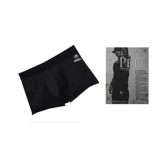 Spareparts Pete Trunks Nylon Packing Underwear Black Size - Overview