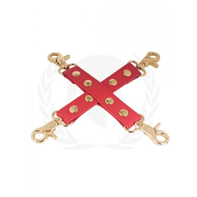 Spartacus Pu Hog Tie W/gold Hardware - - Build & Quality