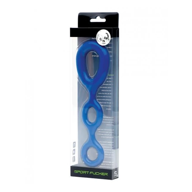 Sport F*cker 3 Way Blue Cock, Ball Ring - Hardware & Fasteners
