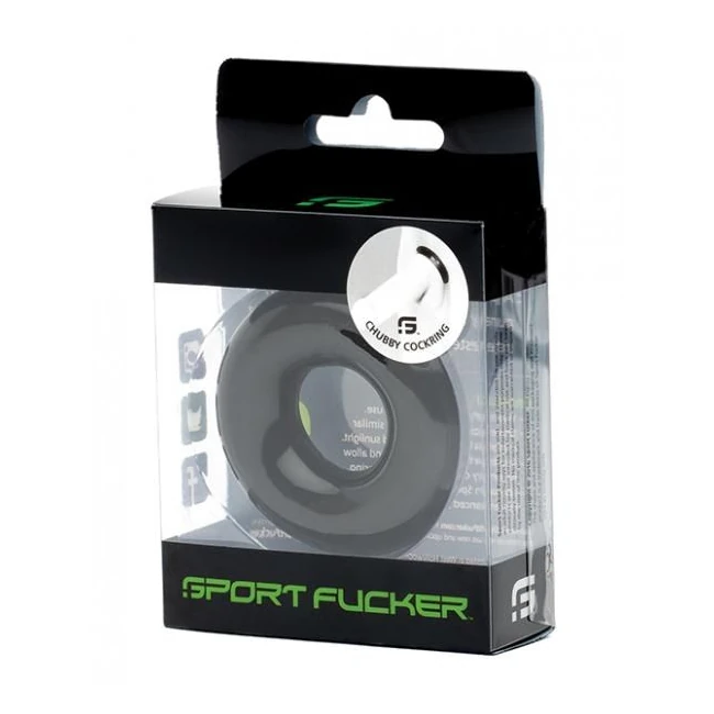 Sport F*cker Chubby Cockring Black - Key Details