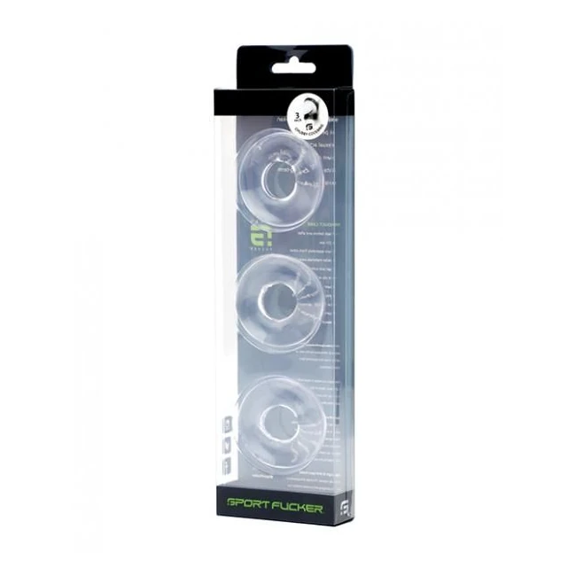 Sport Fucker Chubby Cockring Pack Of 3 - Overview