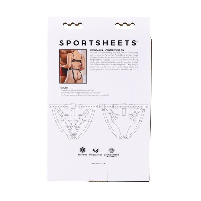Sportsheets Aurora High Waisted Strap on - Shape & Texture