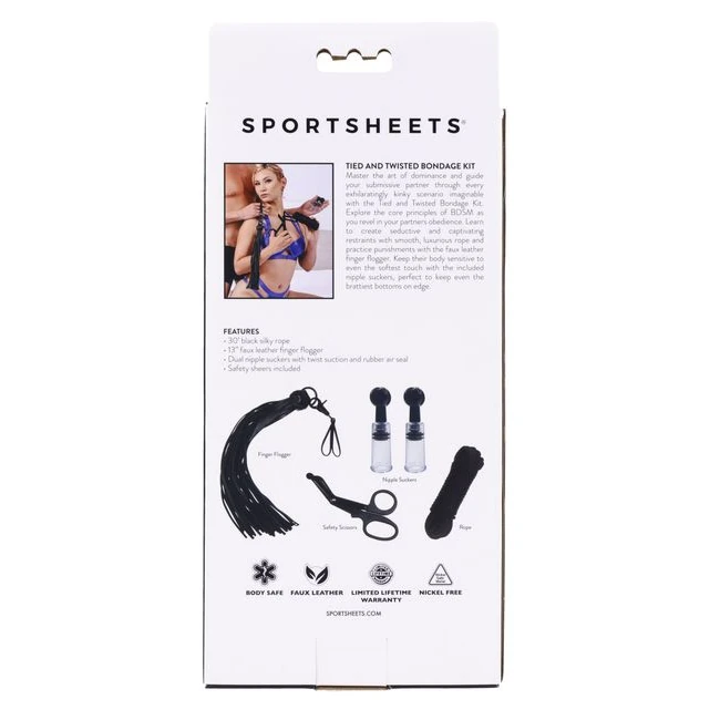 Sportsheets Tied & Twisted Bondage Kit - Build & Quality