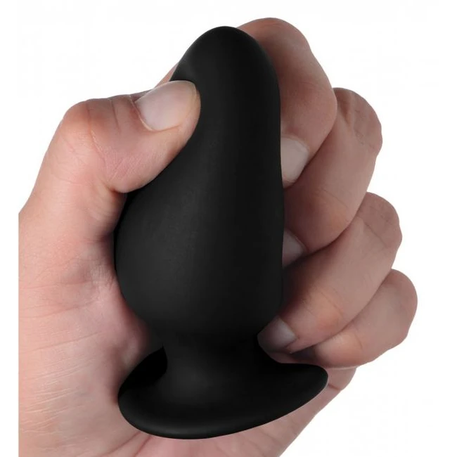 Squeeze-it Silexpan Anal Plug Small Black - Material & Safety