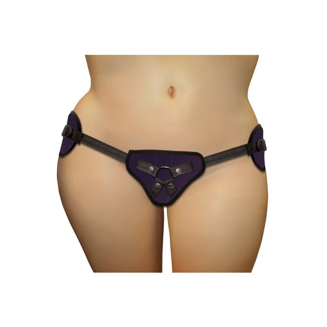 Ss Plus Size Beginners Purple Strap on - Shape & Texture