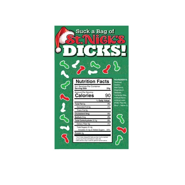 St. Nick's Dicks 3oz Bag - Phallic Shapes Built for Teasing