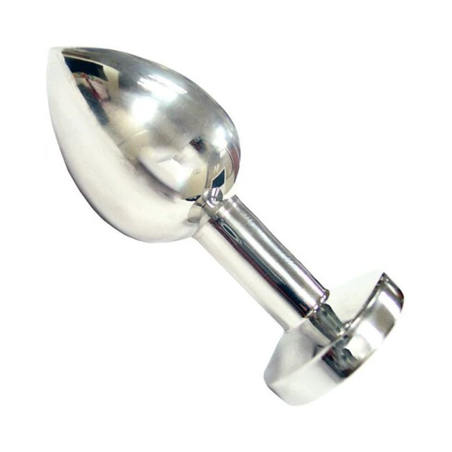 Stainless Steel Smooth Medium Butt Plug - Shape & Comfort
