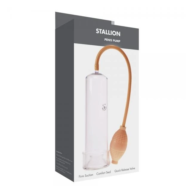 Stallion Penis Pump Clear Linx - Internal Texture