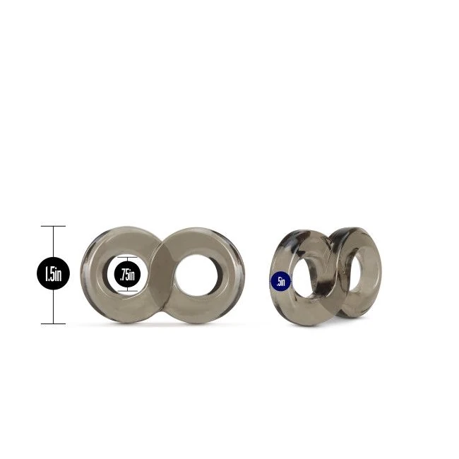 Stay Hard Cock Ring & Ball Strap Black - Worth Noting
