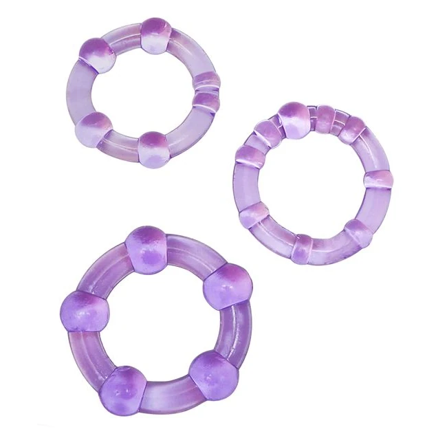Stay Hard Cockrings Purple - Overview