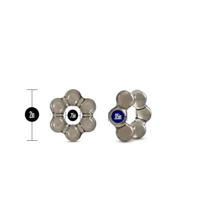 Stay Hard Thick Bead Cock Ring Black - What Stands Out