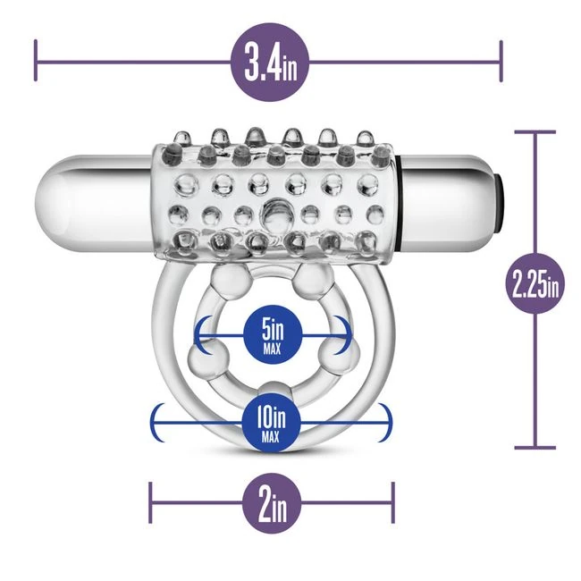 Stay Hard Vibrating Super Clitifier Clear - Additional Details
