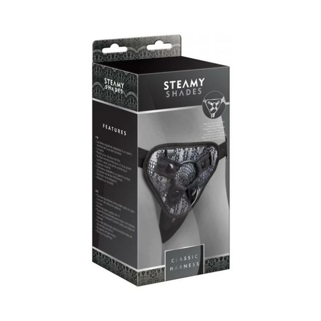 Steamy Shades Classic Harness Black O/s - Shape & Texture