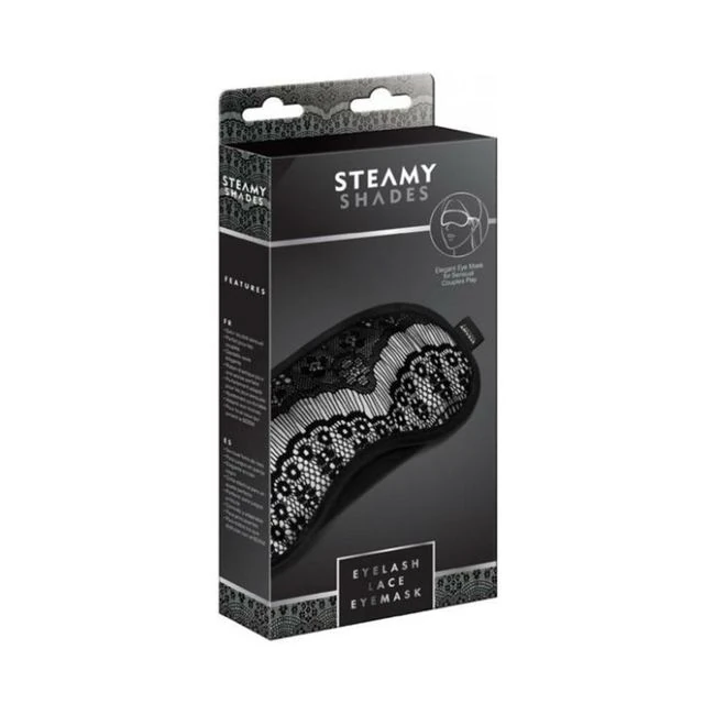 Steamy Shades Eyelash Lace Eyemask Black O/s - Build & Quality
