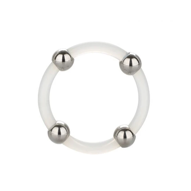 Steel Beaded Silicone Ring - Comfort & Fit