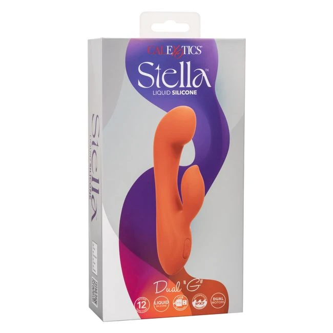 Stella Liquid Silicone Dual G - Experience the Power of the Stella Liquid Silicone Dual G Rabbit Vibrator