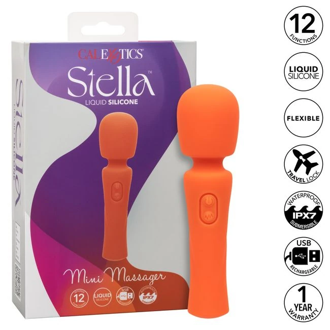 Stella Liquid Silicone Mini Massager - Specifications