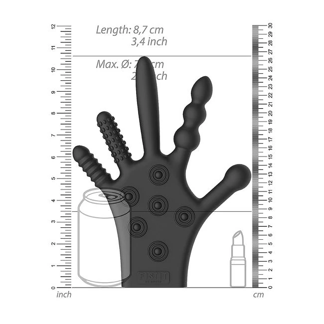 Stimulation Glove Black - Materials & Durability