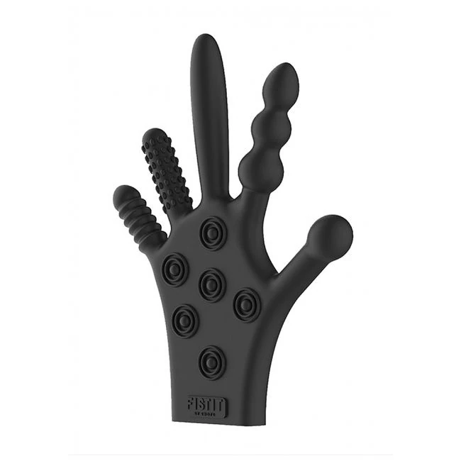 Stimulation Glove Black - Hardware & Fasteners