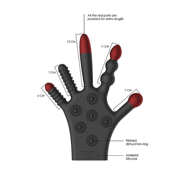 Stimulation Glove Black - Comfort & Fit