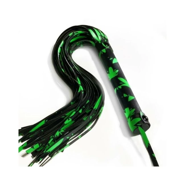 Stoner Vibes Chronic Collection Glow in the Dark Flogger - Vibration Modes