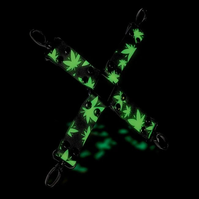 Stoner Vibes Hogtie Glow in Th Dark Chronic Collection - Charging the Glow for Low-Light Scenes