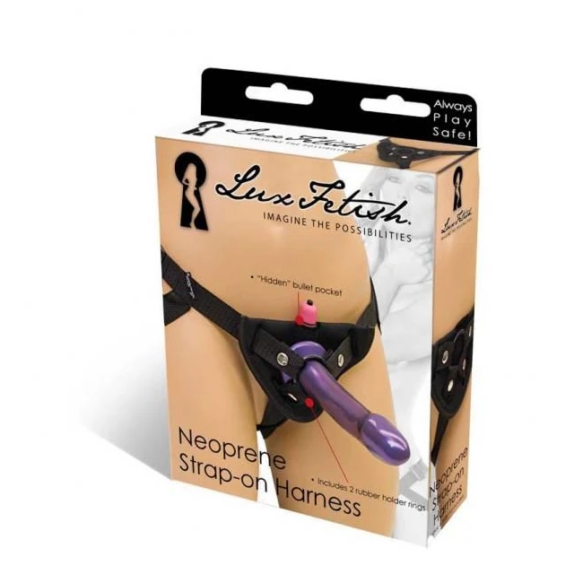 PATENT LEATHER STRAP ON HARNESS - Size & Fit