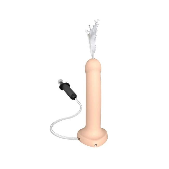 Strap-on-me Semi Realistic Cum Dildo Large - Material Feel