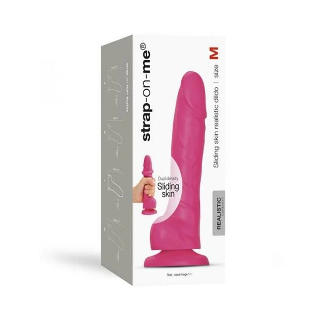 Strap-on-me Sliding Skin Realistic Dual-density Dildo - Material Feel & Construction