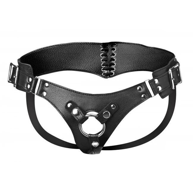 Strap U Bodice Corset Style Strap on Harness - Additional Details