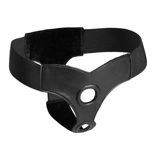 Strap U Crave Double Penetration Faux Leather Strap on - Size & Fit