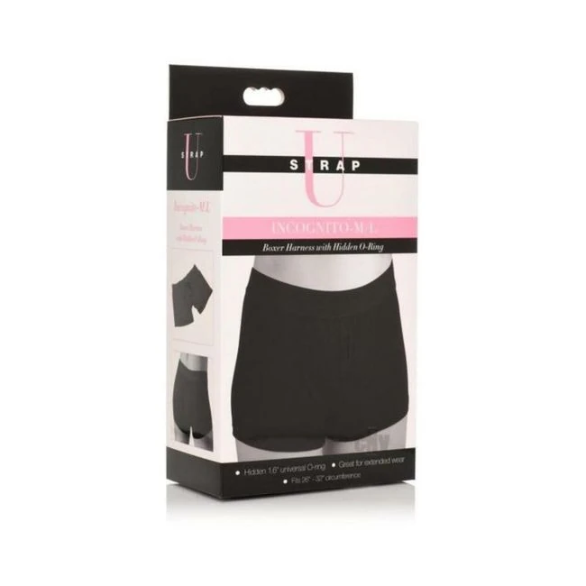 Strap U Incognito Boxer Harness Blk - Shape, Texture & Design