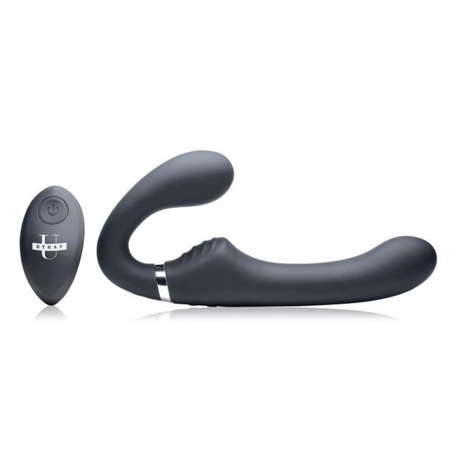 Strap U Mighty Rider 10x Vibrating Strapless Strap-on - Vibration Modes and Features