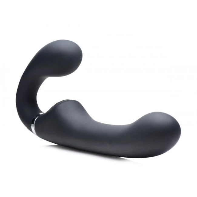 Strap U Mighty Rider 10x Vibrating Strapless Strap-on - Power & Performance