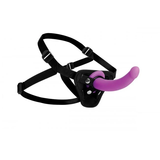Strap U Navigator Silicone G Spot Dildo W/ Harness - Additional Features for Custom Pleasure