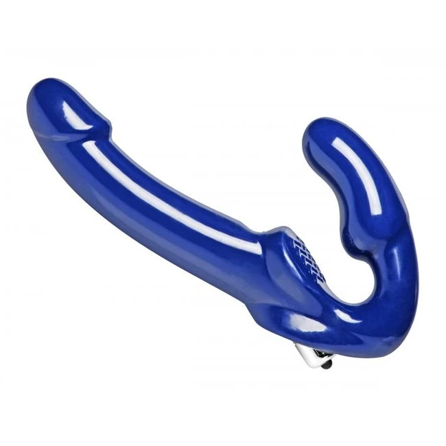Strap U Revolver Strapless Strap on Dildo Blue - Power & Performance