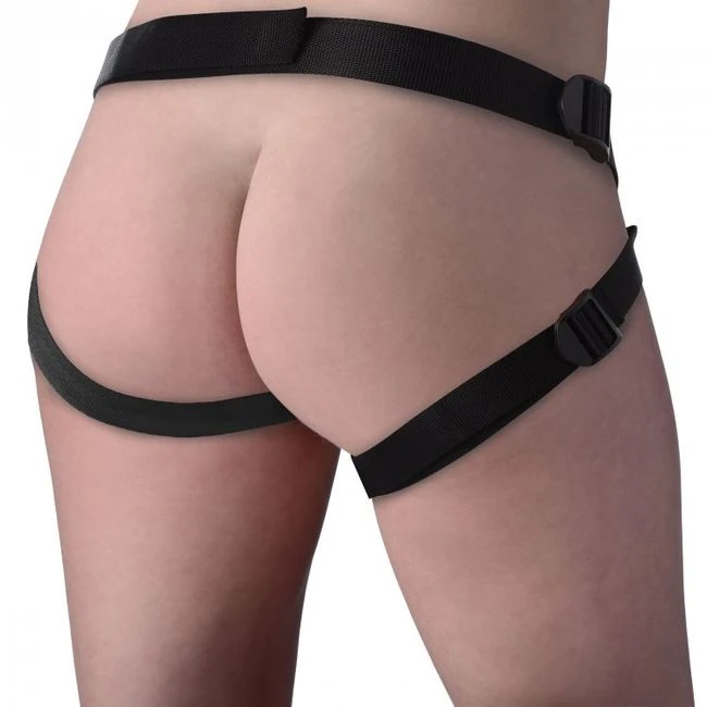 Strap U Seducer 7in Silicone Dildo W/ Harness - Overview