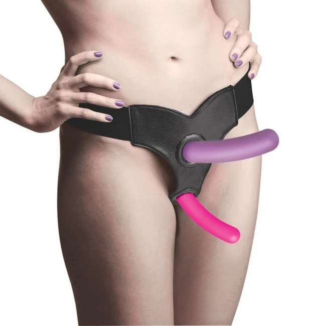 Strap U Triple Peg 28x Dildo Set Silicone W/ Remote - Power & Performance