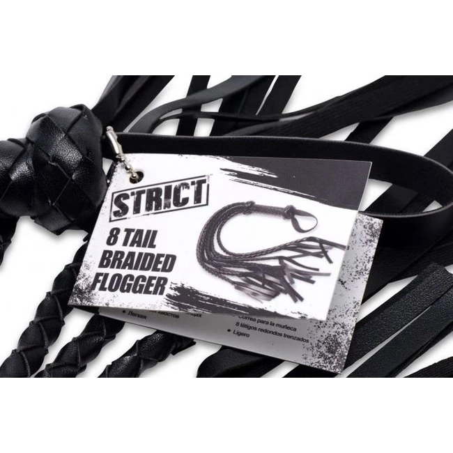 Strict 8 Tail Braided Flogger - Hardware & Fasteners