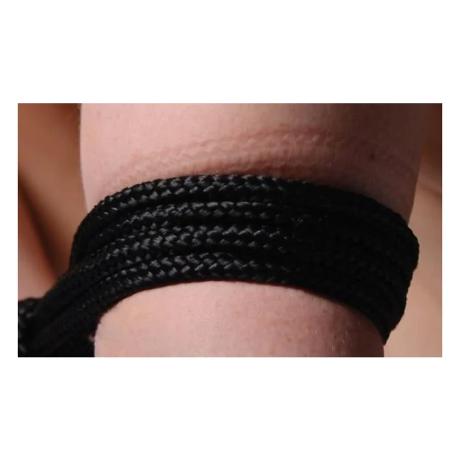 Strict Bondage Rope 30 Feet Black Nylon - Build & Quality