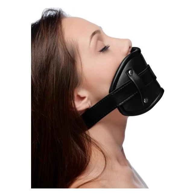 Strict Cock Head Silicone Mouth Gag Black - Build & Quality