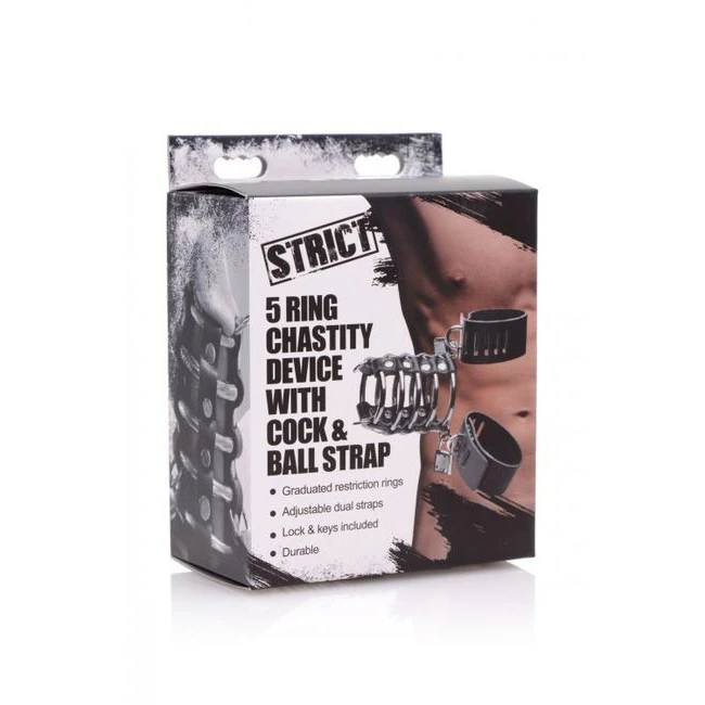 Strict Gates of Hell Chastity Device - Sizing and Adjustability